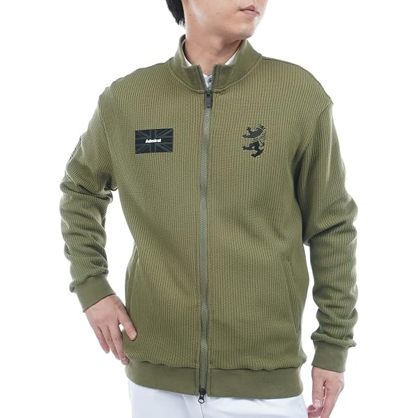 Amazon | [アドミラル ゴルフ] ジャケット 防風裏地付 フルジップ